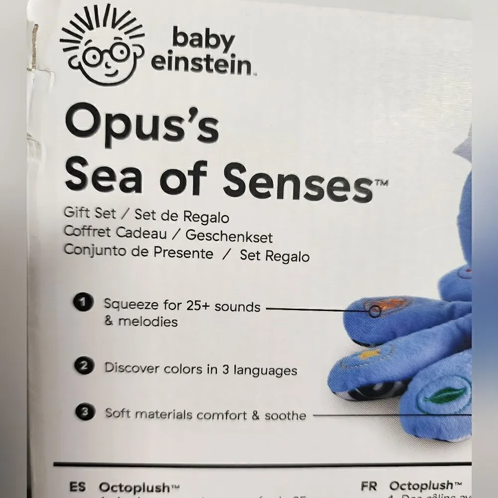 Baby Einstein Opus Sea of Senses Infant Toys Gift Set - 3 Pieces, for Ages 3 Mon
